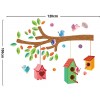Cute Tree and Bird Cages House wall decal 